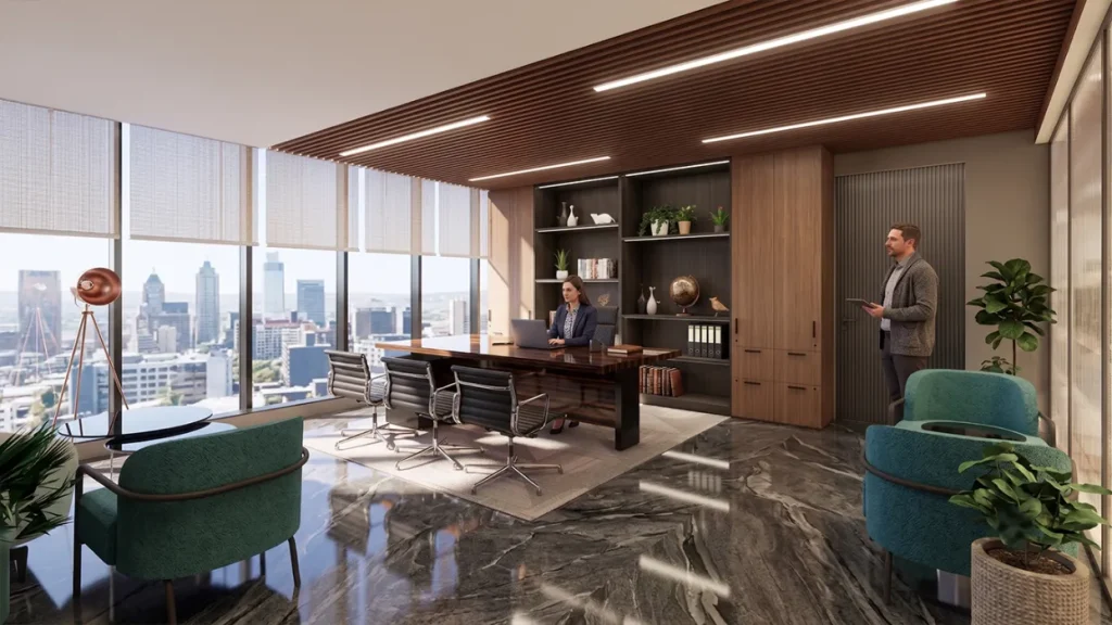 bansal-group-chairman-office-cabin